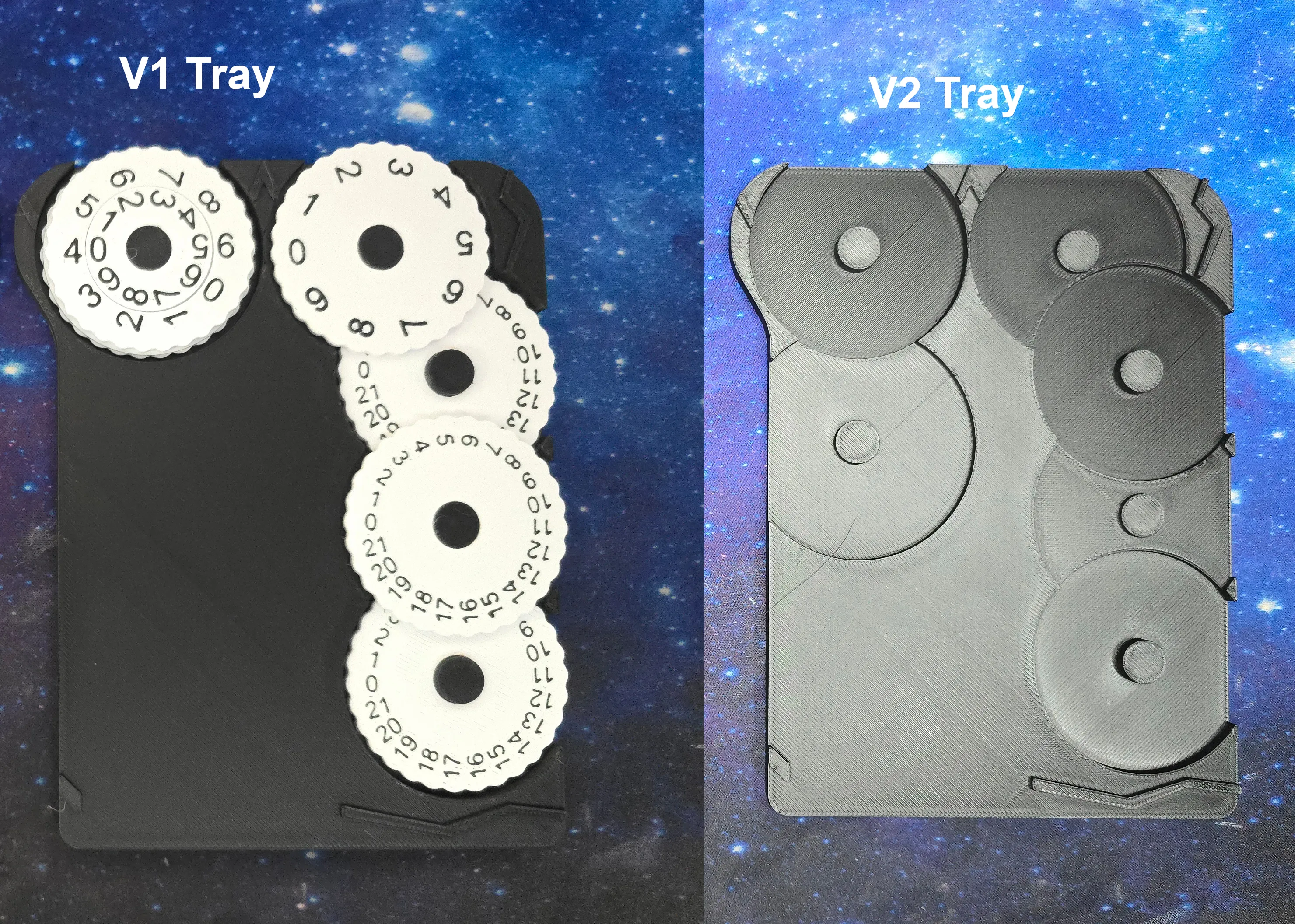 EDH Commander Tray with swappable faceplates - Free 3D Print Model ...