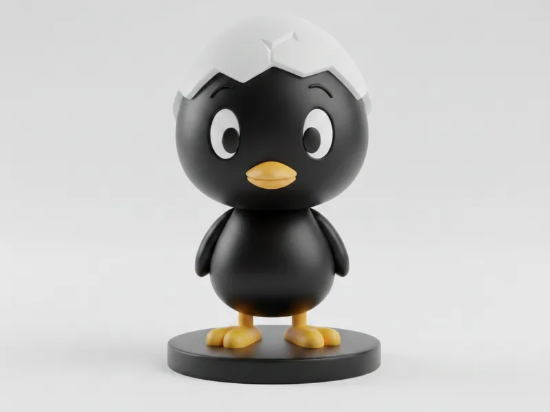 Chibi Pulcino Nero