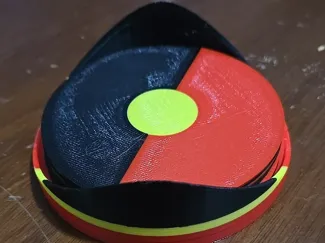 Aboriginal Flag Coaster