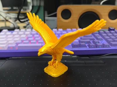Golden Eagle Sculpture