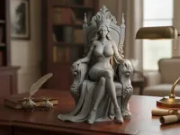 Figurine la reine sur son trône — photo 1