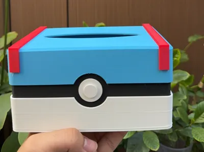 Poké Ball Tissue Box