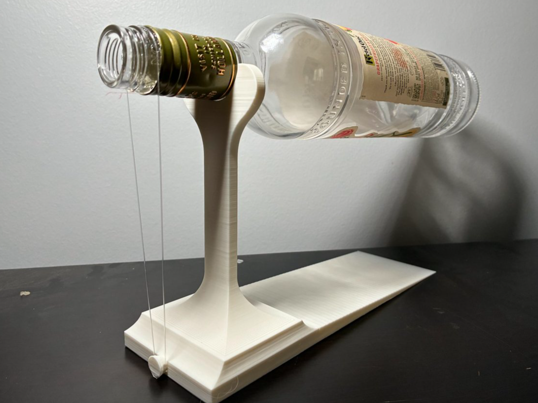 Floating - Magic Chain Wine Bottle Holder - Free 3D Print Model ...