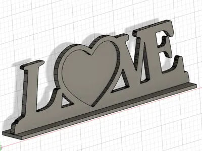 Love valentines day statue, photo frame 