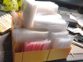 多尺寸自封袋包装袋收纳盒