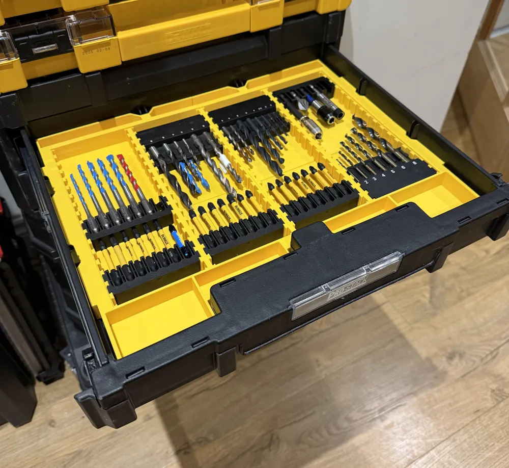 Dewalt Tstak Shallow Draw toughcase+ insert. - Free 3D Print Model ...