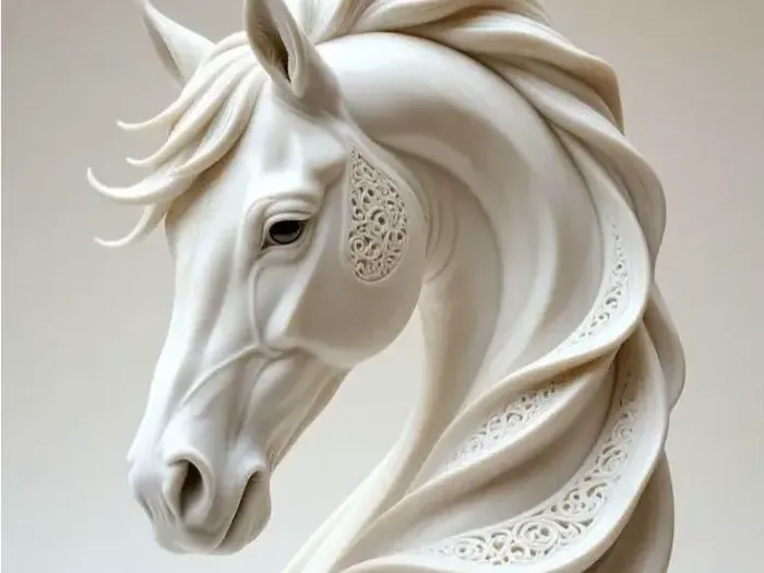 Horse sculpture