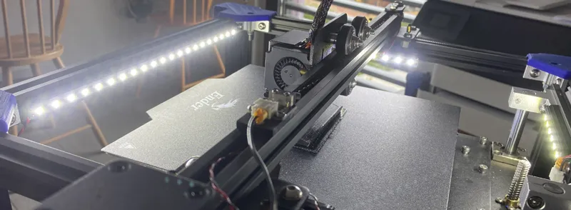 Ender 5 LED Stripe holder for Alu frame X-Y