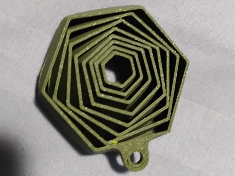 Chaveiro Hexagonal Fidget