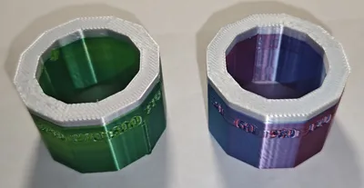 Multicolor filament test