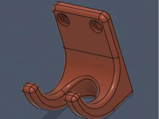 Soporte pared martillo