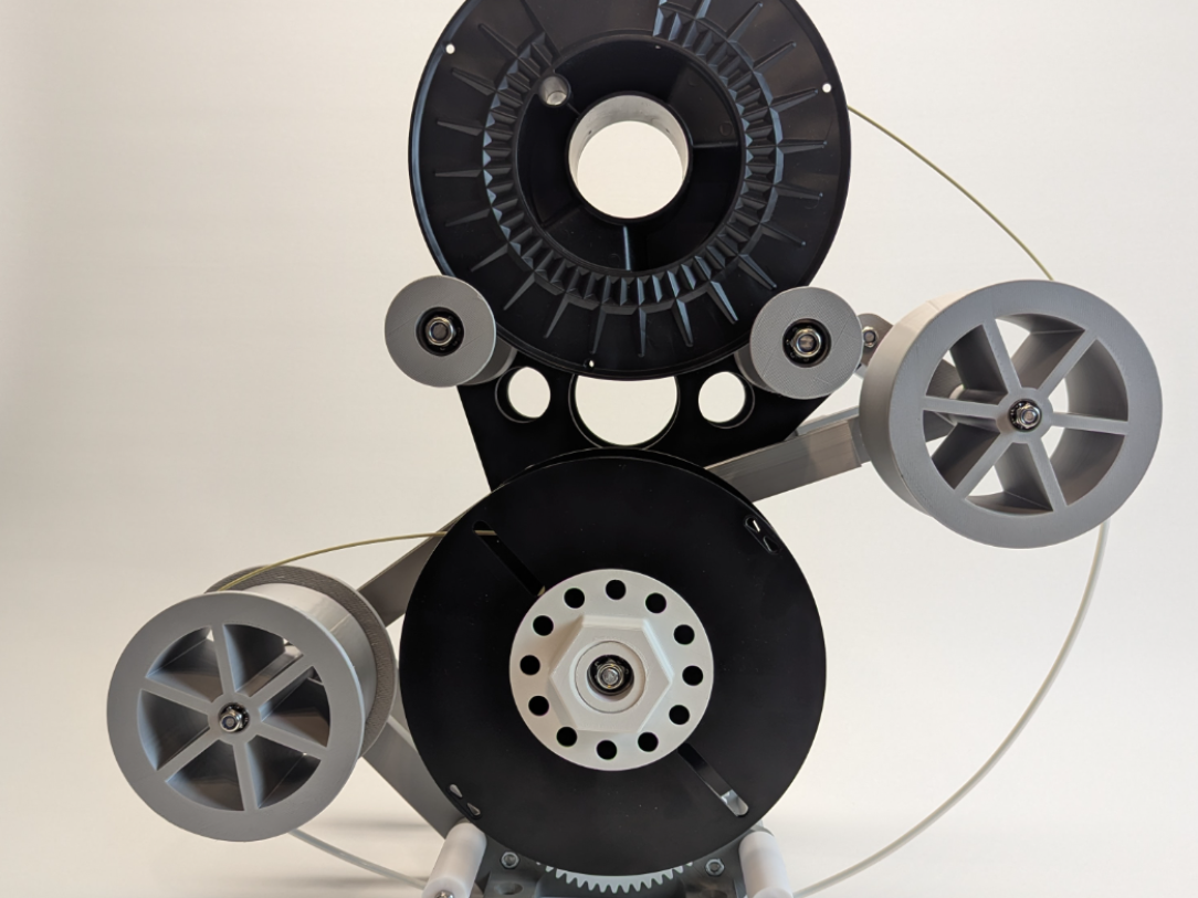 Einfacher Filament-Spuler mit Drehzahlregelung