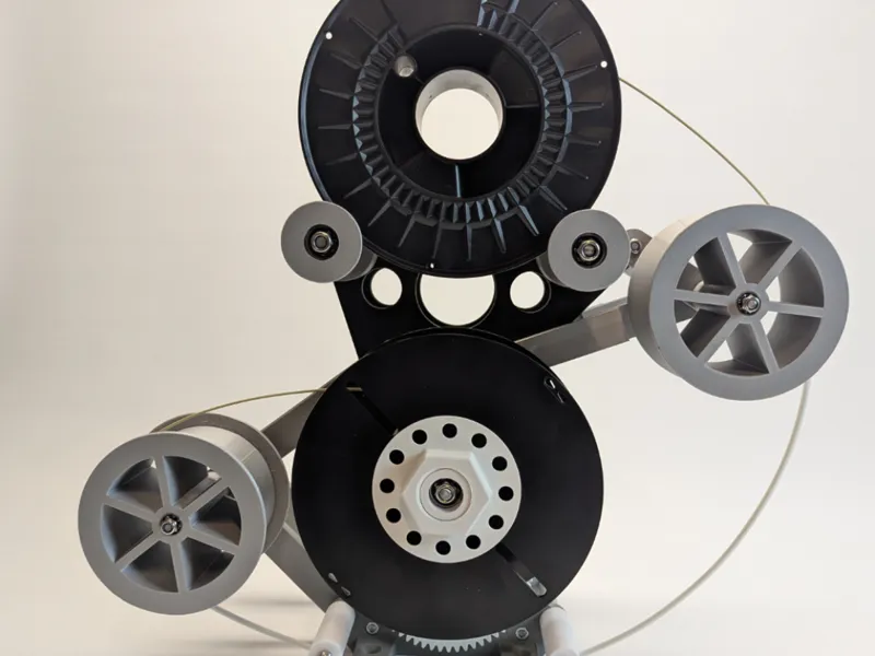 Einfacher Filament-Spuler mit Drehzahlregelung
