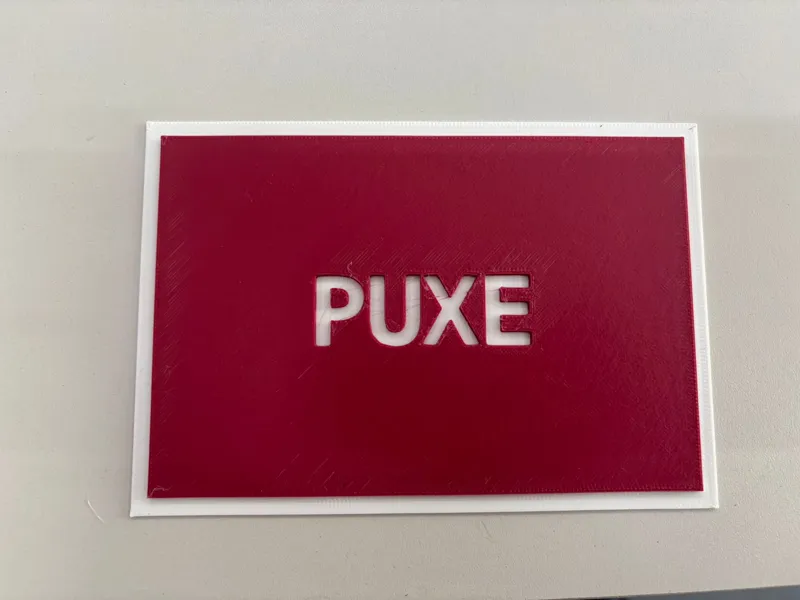 Placa puxe