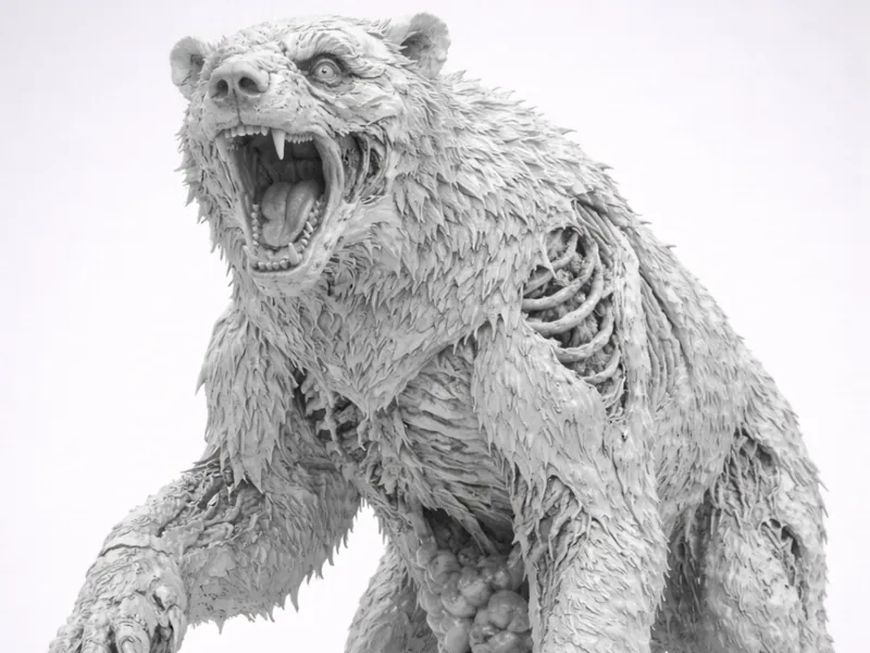 zombie creapy fantasy bear