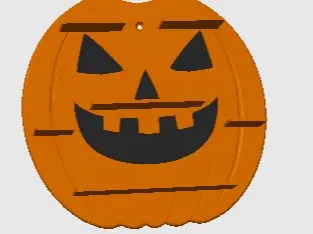 Pumpkin halloween mini figure shelf