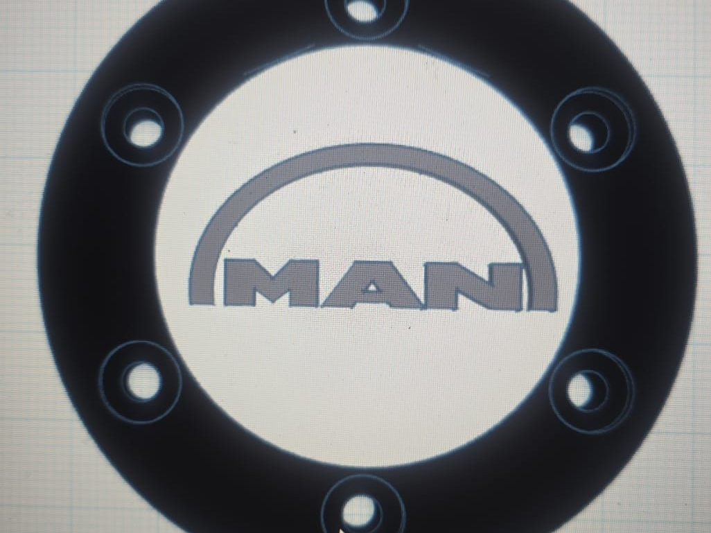 Logo Man per volante Logitech