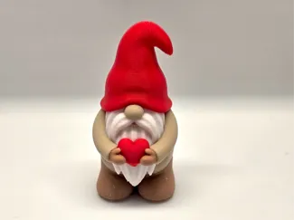 Gnome Holding Heart