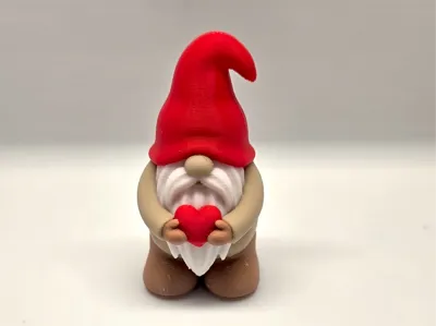 Gnome Holding Heart