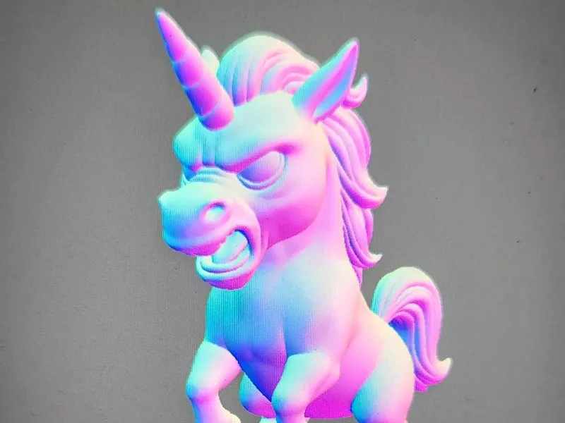 Angry Unicorn Chibi