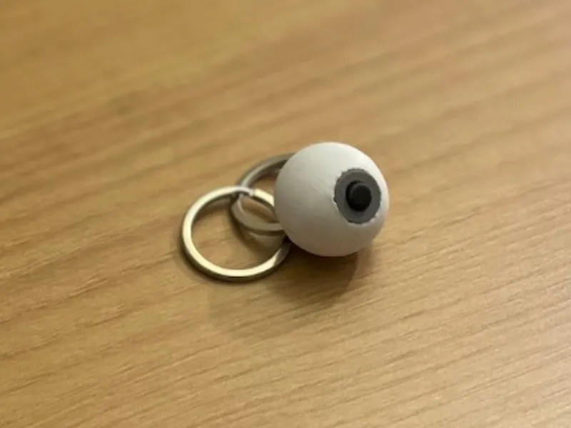 Anatomical Eyeball Keychain Model