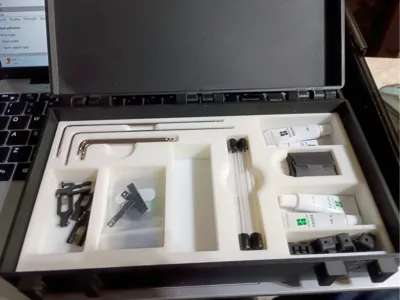 Tool tray for BElow3D's H2C Nozzle Box