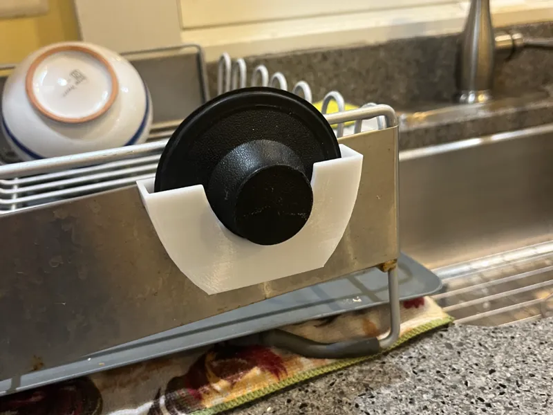 Kitchen sink stopper holder