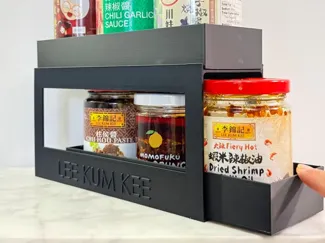 Modular Seasoning Organizer–Dual Height Jar System