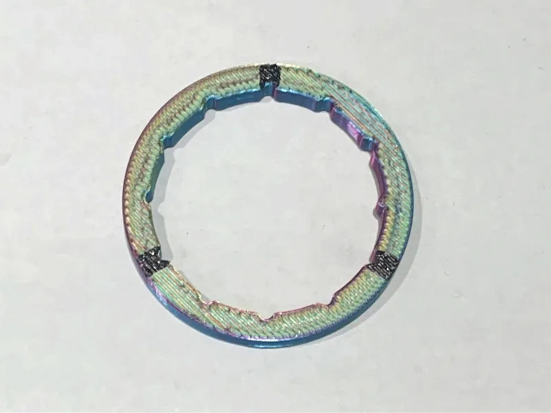 Multi-colored filaments test model