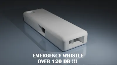 Double Emergency Whistle