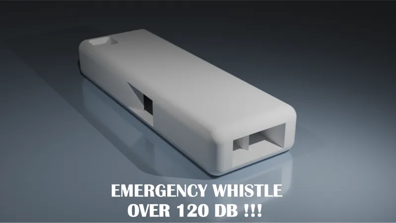 Double Emergency Whistle