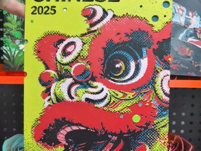 Lion Dance - Pop Art Style
