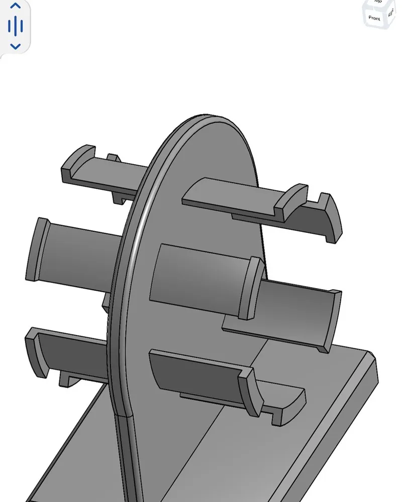 Double roll tape holder