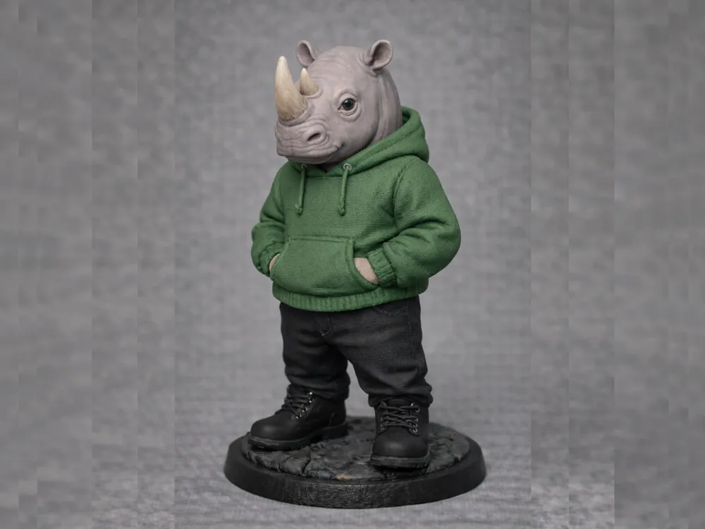 Rockin Rhino - Free 3D Print Model - MakerWorld