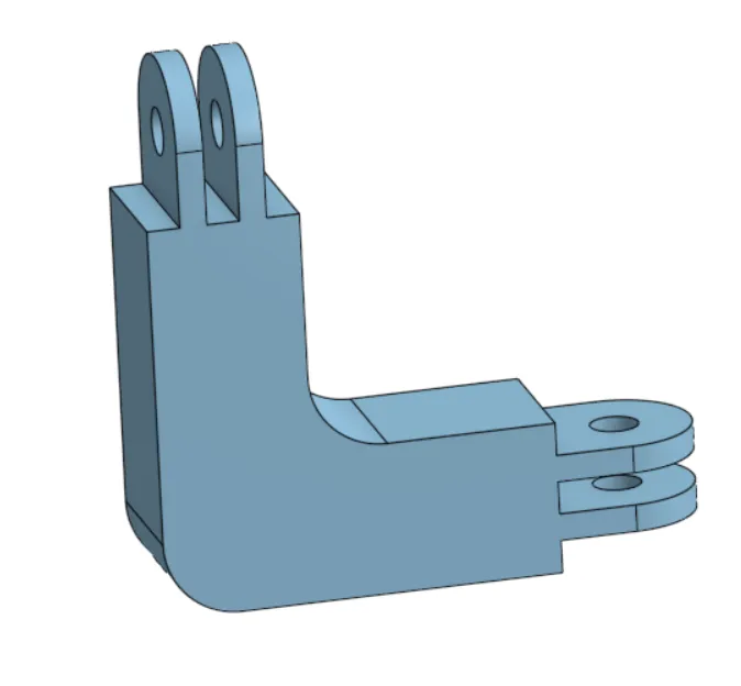 GoPro 90 degree adapter mount