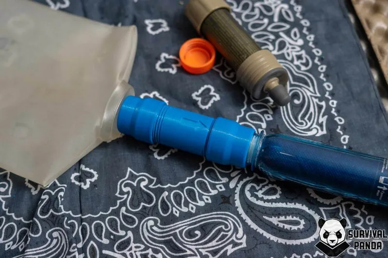 Outdoor/survival activated carbon water filter