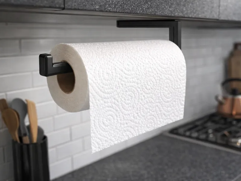 Modern Paper Towel Holder Invisible installation