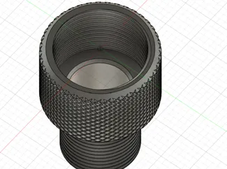 Thread Adapter:  5/8-24 to 1/2-28 