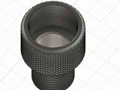 Thread Adapter:  5/8-24 to 1/2-28 