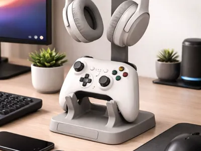 Headphone and tablet holder 2-1 