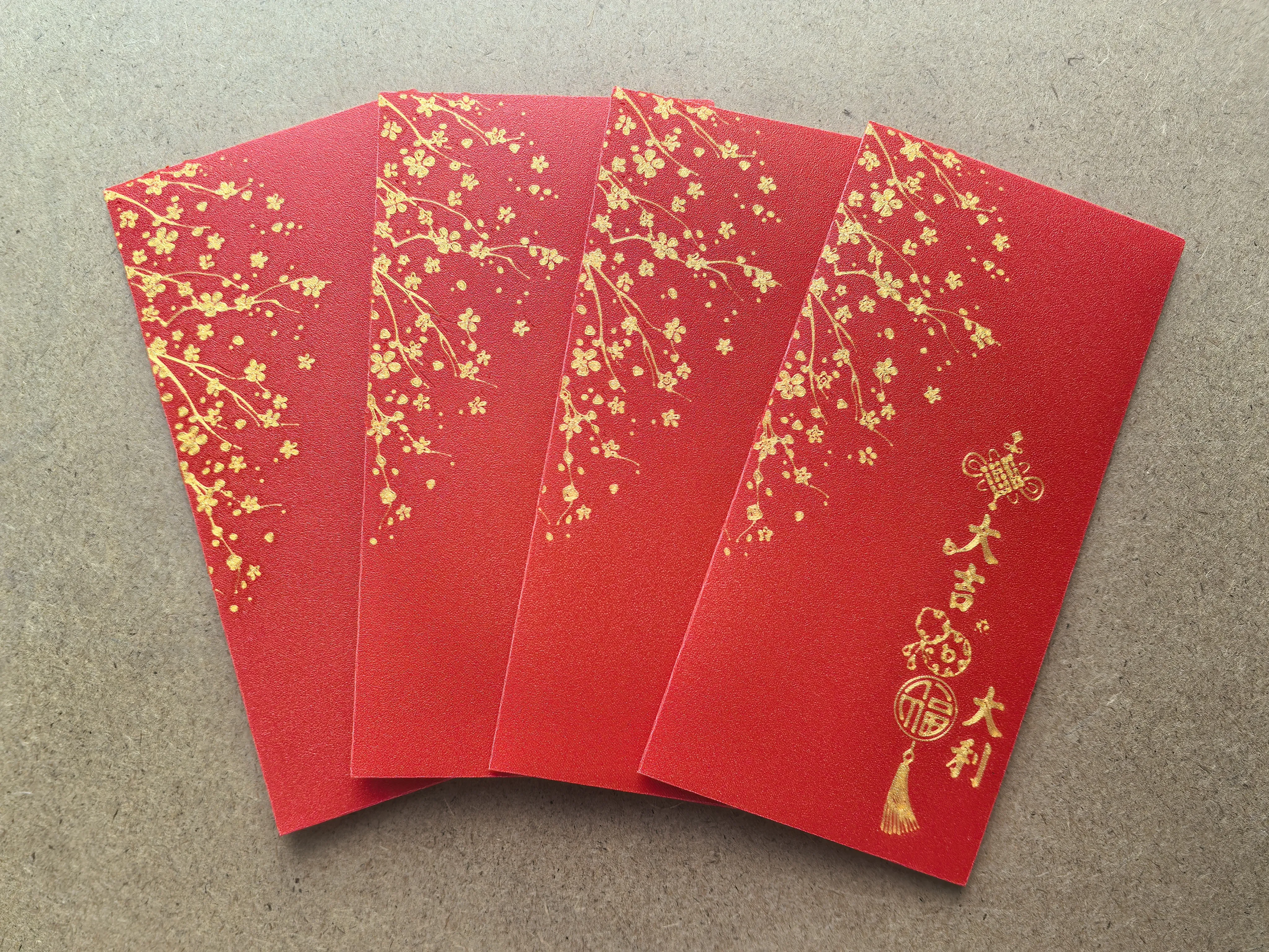 Red Packet - Great Luck and Prosperity (Origami Style) - Free 3D Print ...