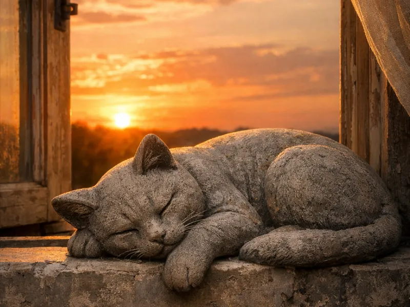 Lindo gatito durmiendo 