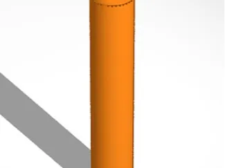 5.25" Round Nose Ice Rod Handle