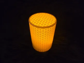 Flower of Life - Blume des Lebens - LED Teelicht
