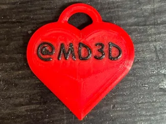 Chaveiro MD3D