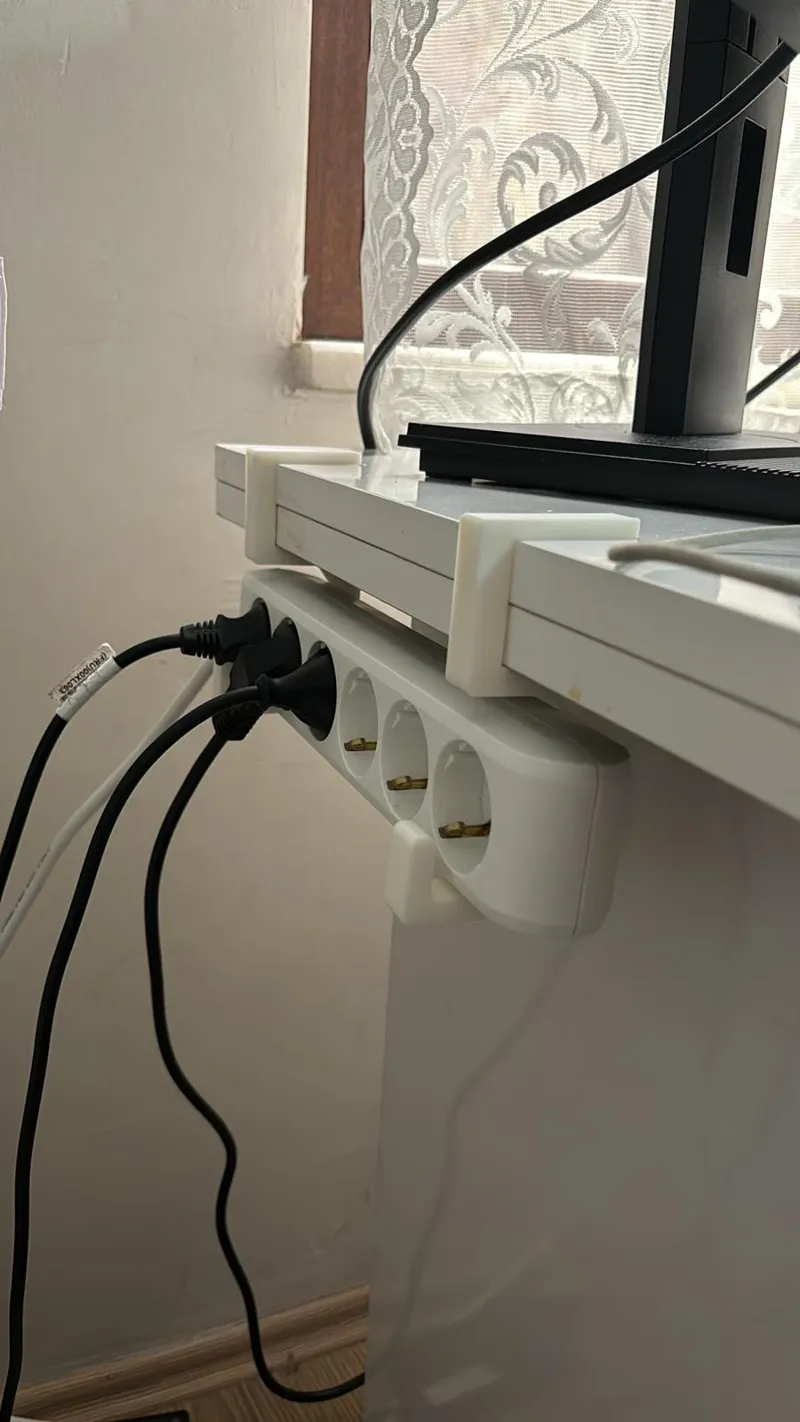 Desk Power Strip Holder (35mm Thickness)