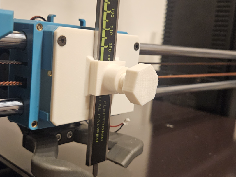 Caliper Mount for Precise Bed Leveling