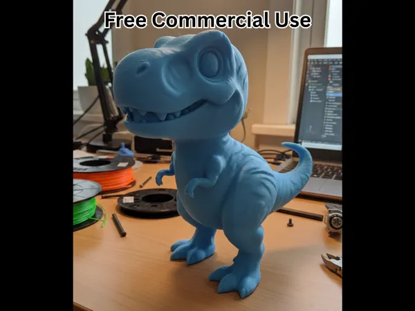 Statuette de T-Rex façon chibi