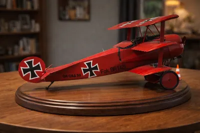 Paper Model Red Baron Red Baron Airplane - Free 3D Print Model - MakerWorld