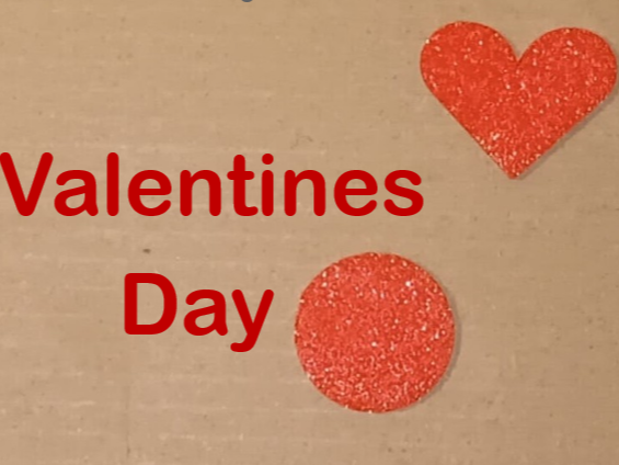 Valentines day Table scatter